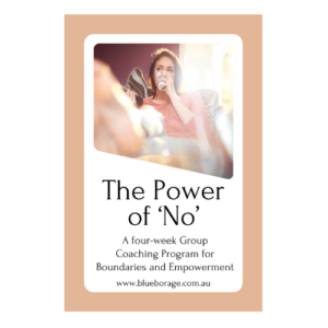 The Power of No by Susan Dunlop at Blue Borage