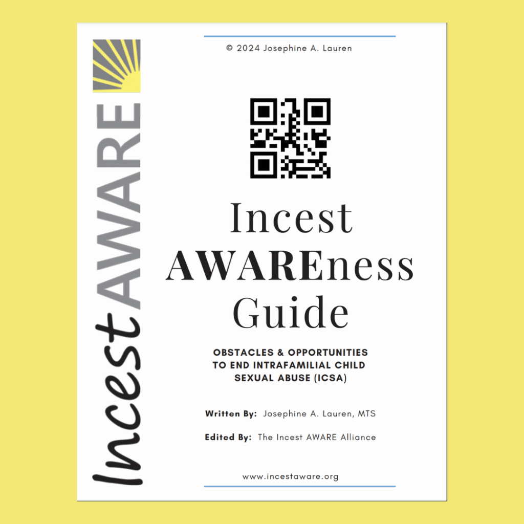 IncestAwareness Guide written by Josephine Lauren founder of IncestAware (2024)